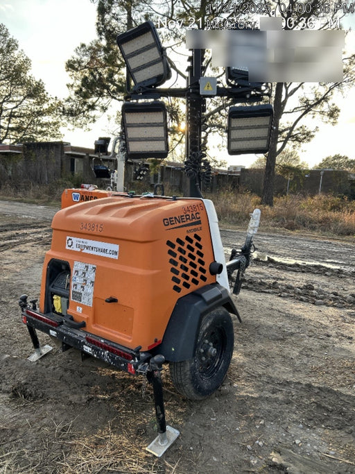 2023 Generac MLT2 Diesel, Flex Switch 120V Input, Powerzone Controller, (4) 320W LED Lights, 4kW Generator, 39.9 Gal Fuel Tank, 2" Ball, T3