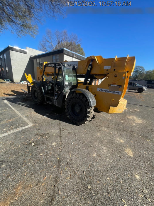 2019 JCB 512-56 109 HP w/Open ROPS, Beacon, Aux Hydraulics, Worklights, Solid Tires 60" Carriage/Forks