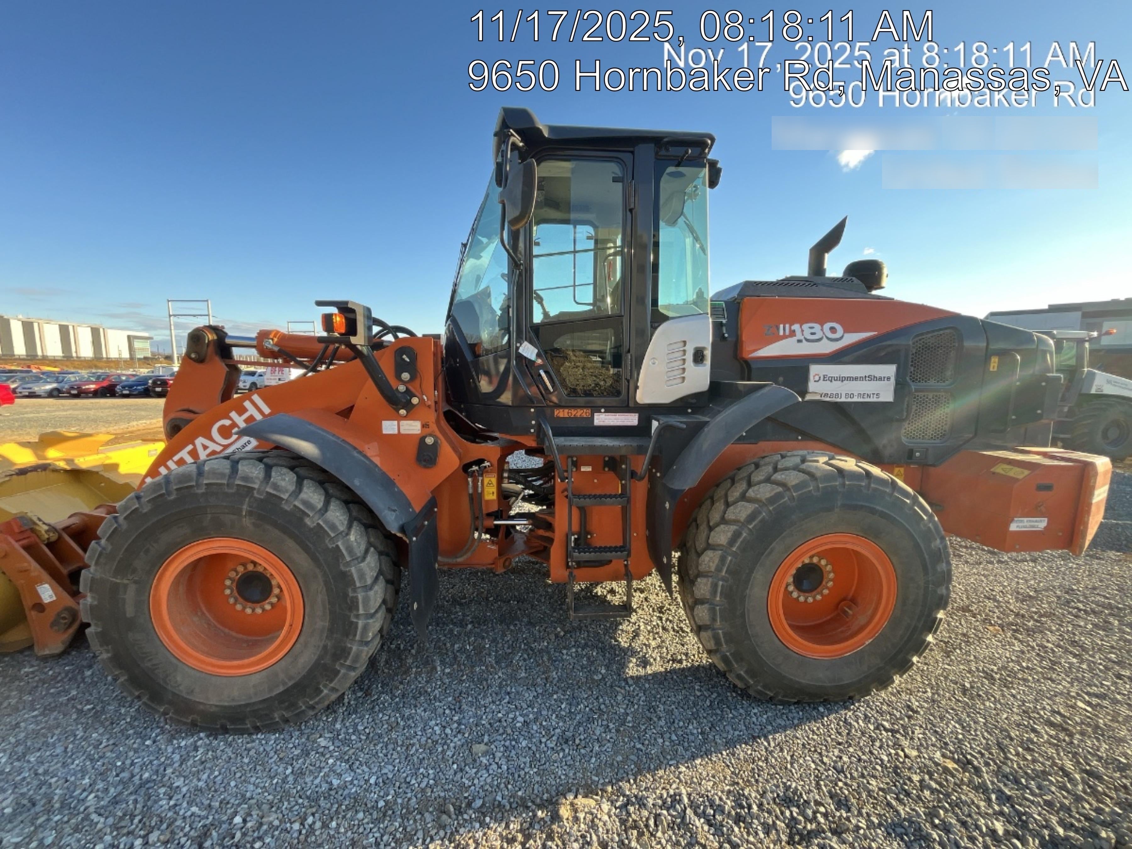 2022 HITACHI ZW180-6