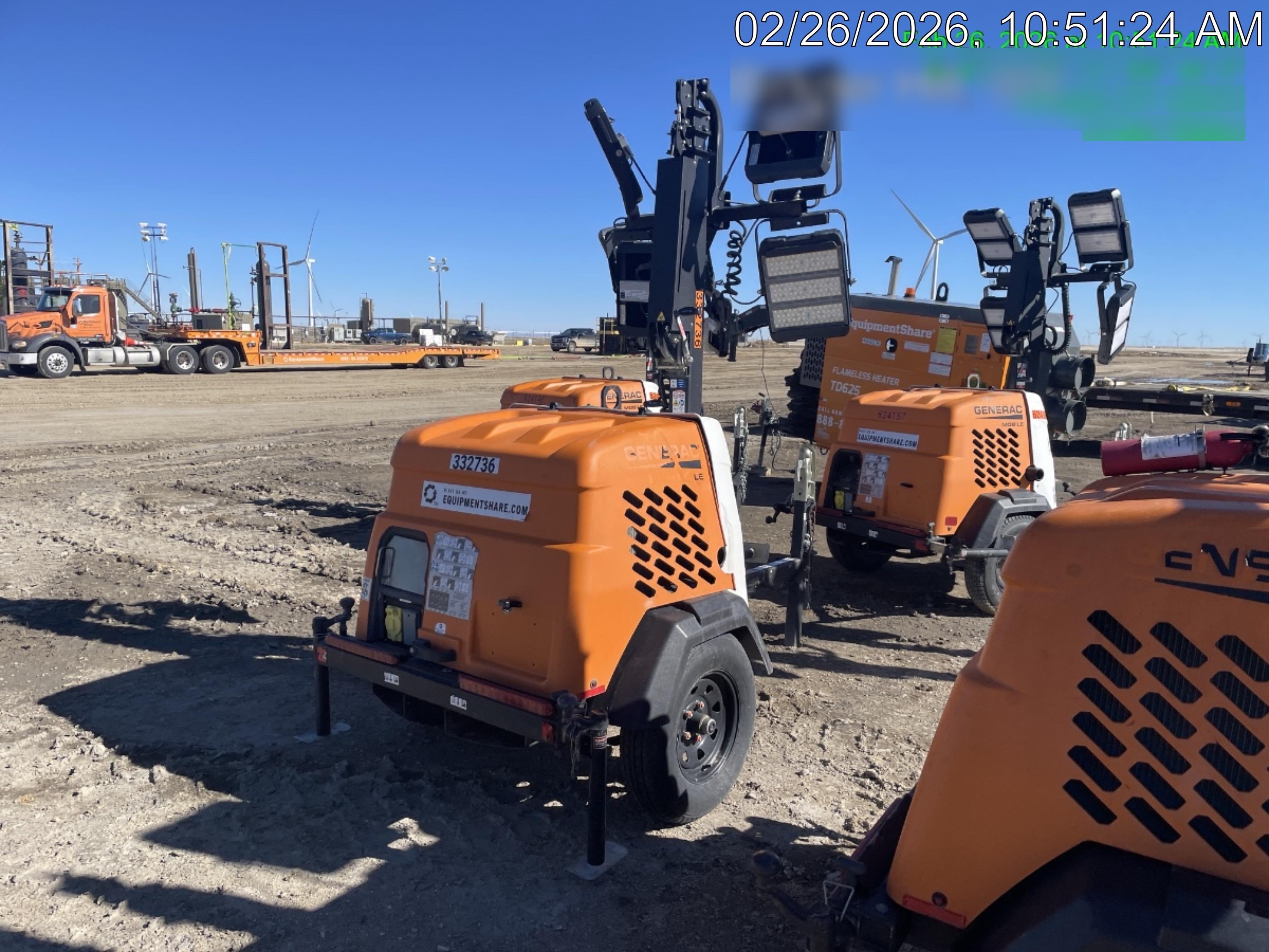 2023 Generac MLT2 Diesel, Flex Switch 120V Input, Powerzone Controller, (4) 320W LED Lights, 4kW Generator, 39.9 Gal Fuel Tank, 2" Ball, T3