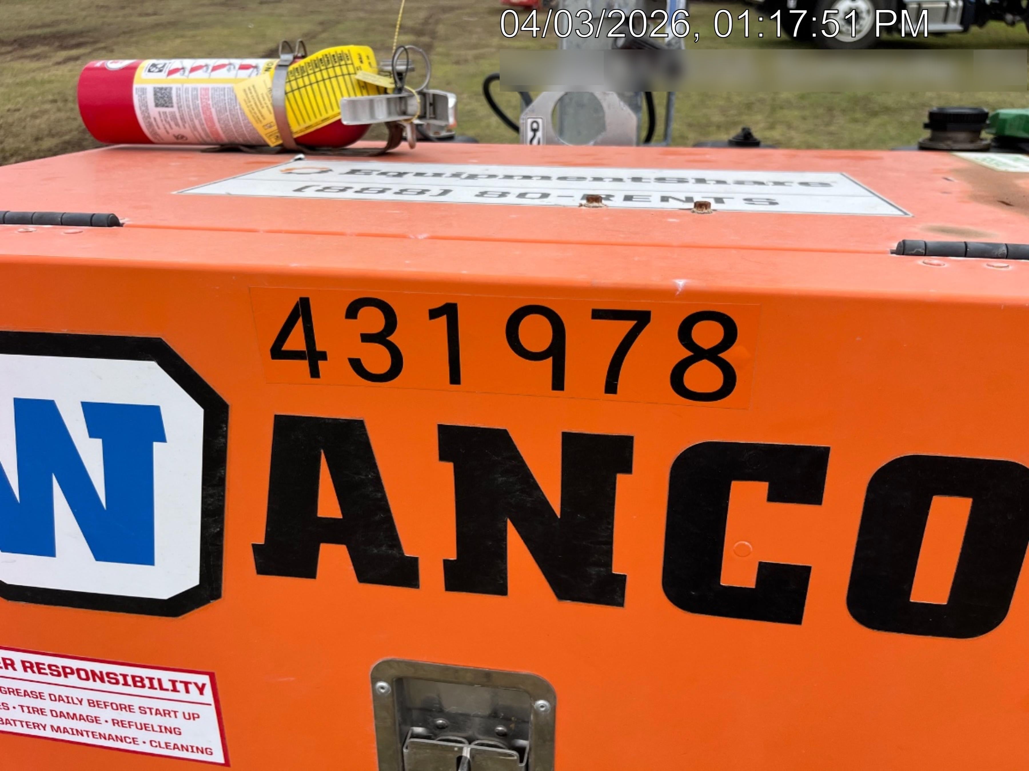 2024 Wanco WLTT-4MM4K Diesel, Deep Sea Controller, Shore Power Plug, Auto Start, (4) 350W LED Floodlights, 4kW Generator, 60 Gal Fuel Tank, 2" Ball, T3