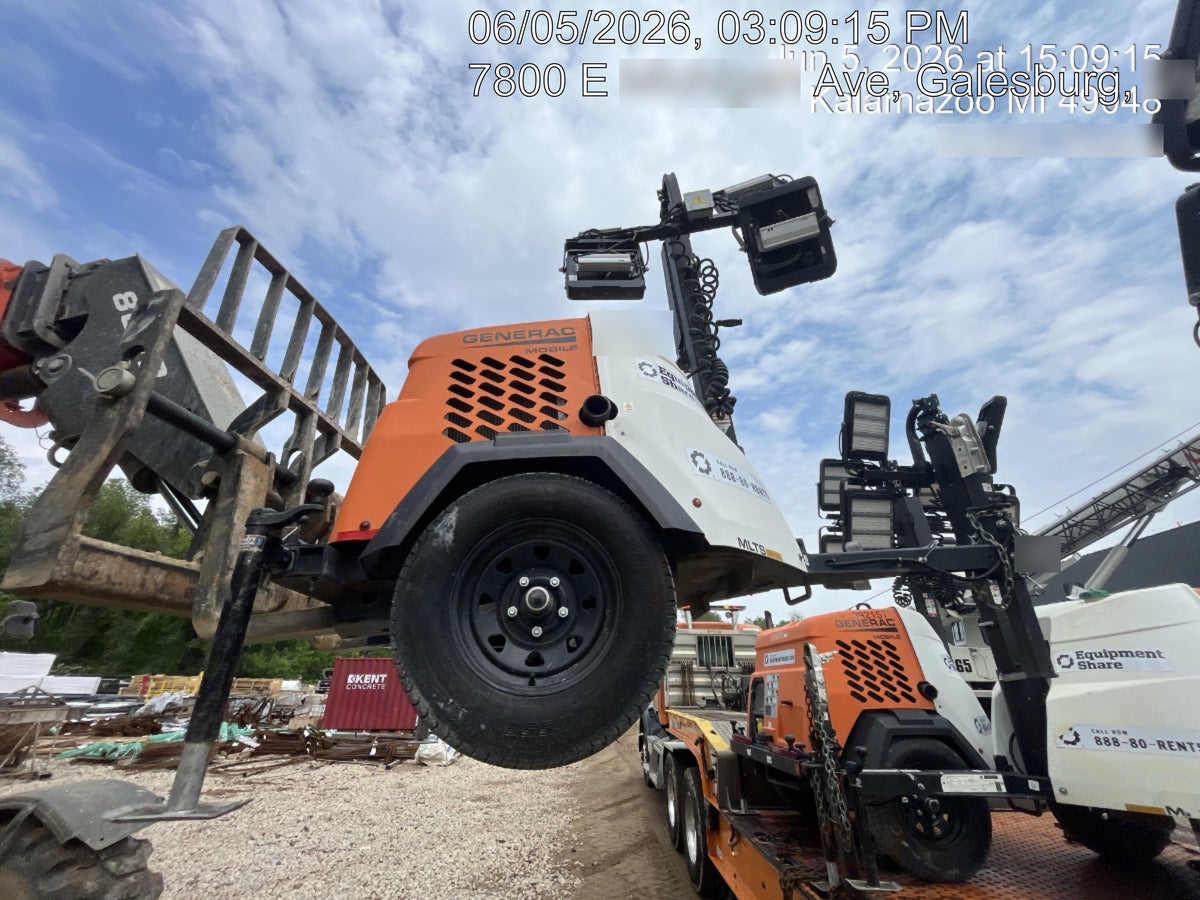 2023 Generac MLT2 Diesel, Flex Switch 120V Input, Powerzone Controller, (4) 320W LED Lights, 4kW Generator, 39.9 Gal Fuel Tank, 2" Ball, T3
