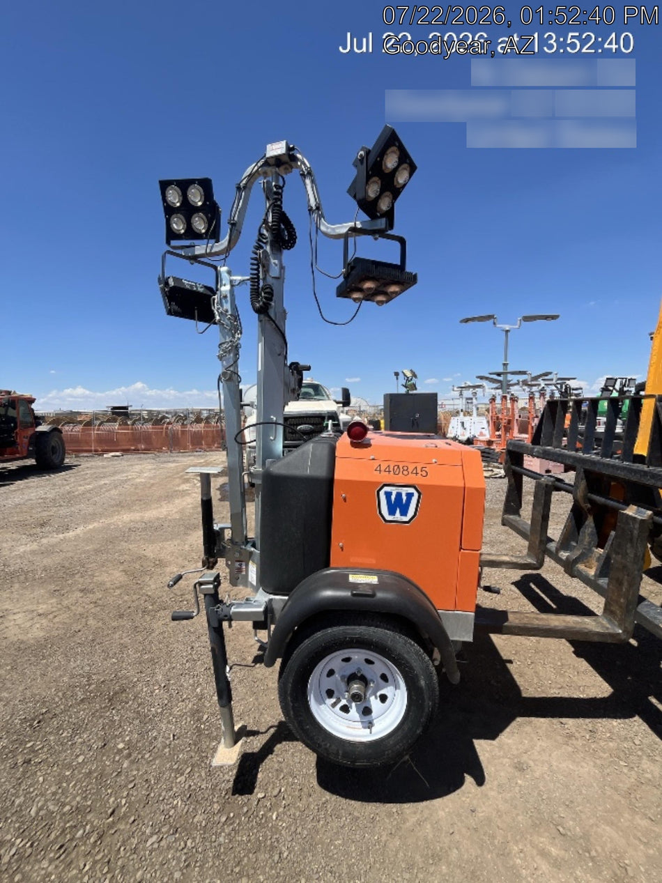 2024 Wanco WLTT-4MM4K Diesel, Deep Sea Controller, Shore Power Plug, Auto Start, (4) 350W LED Floodlights, 4kW Generator, 60 Gal Fuel Tank, 2" Ball, T3