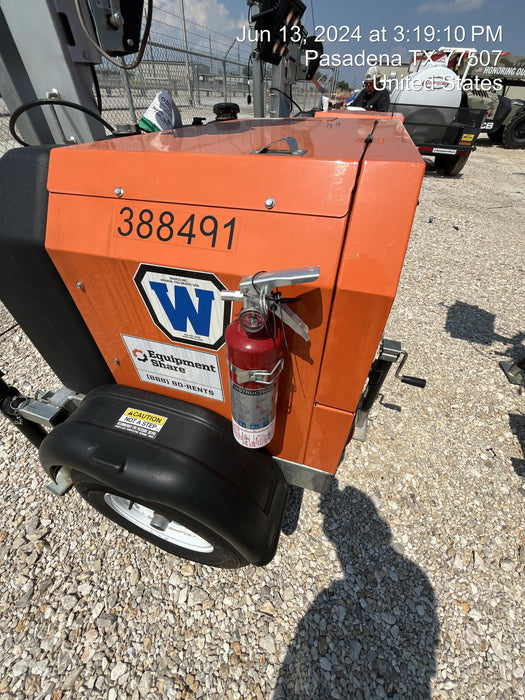 2024 Wanco WLTT-4MM4K Diesel, Deep Sea Controller, Shore Power Plug, Auto Start, (4) 350W LED Floodlights, 4kW Generator, 60 Gal Fuel Tank, 2" Ball, T3