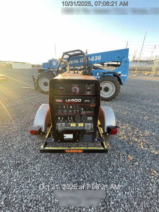 2022 Lincoln Electric LE400 Kubota V1505, Trlr, Cable Rack, Light Kit, ES Decals, T3