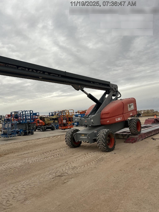 2020 Skyjack SJ86T+ Deutz Diesel, 4wd, FF Tires, Inward Self Closing Gate, Tool Tray, Beacon, 12kW Generator