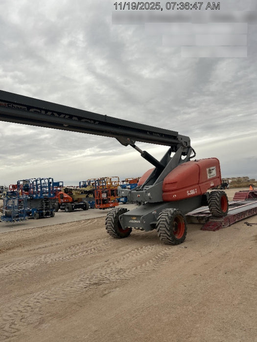 2020 Skyjack SJ86T+ Deutz Diesel, 4wd, FF Tires, Inward Self Closing Gate, Tool Tray, Beacon, 12kW Generator