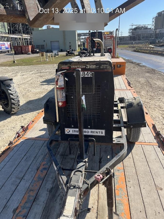 2020 Lincoln Electric Vantage 322 Welder Ready-Pak 3, w/ GPS & Decals (includes trailer, cable rack, fender light kit)
