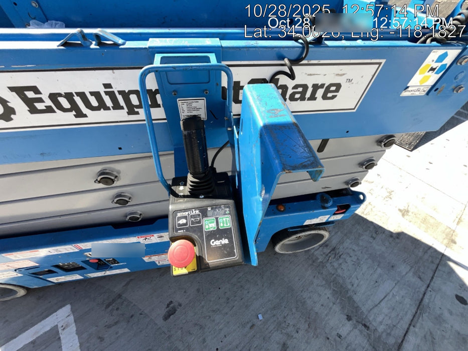 2020 Genie GS-2632 Solid NM Tires, Folding Rails with Half-Height Swing Gate, Beacon, 800W Invertor