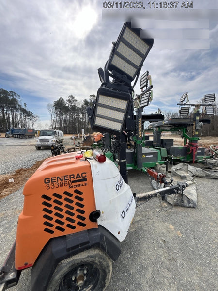 2023 Generac MLT2 Diesel, Flex Switch 120V Input, Powerzone Controller, (4) 320W LED Lights, 4kW Generator, 39.9 Gal Fuel Tank, 2" Ball, T3
