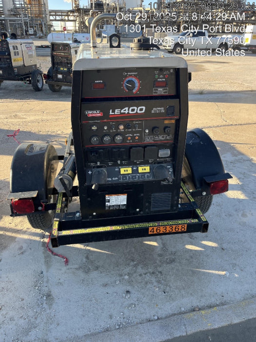 2024 Lincoln Electric LE400 Kubota V1505, Trlr, Cable Rack, Light Kit, ES Decals, T3