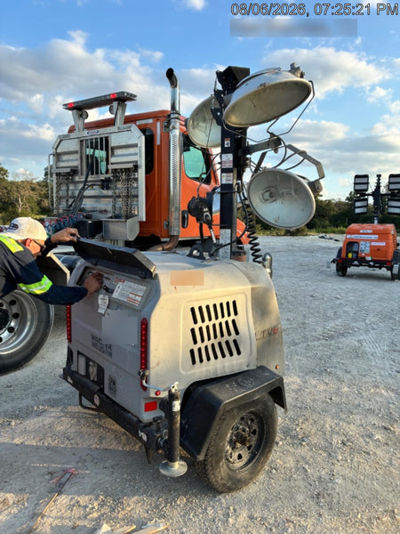 2019 Wacker Neuson LTV6L-MH Wacker Neuson LTV6L Mobile Light Tower w/Fuel Level Sensor Installed