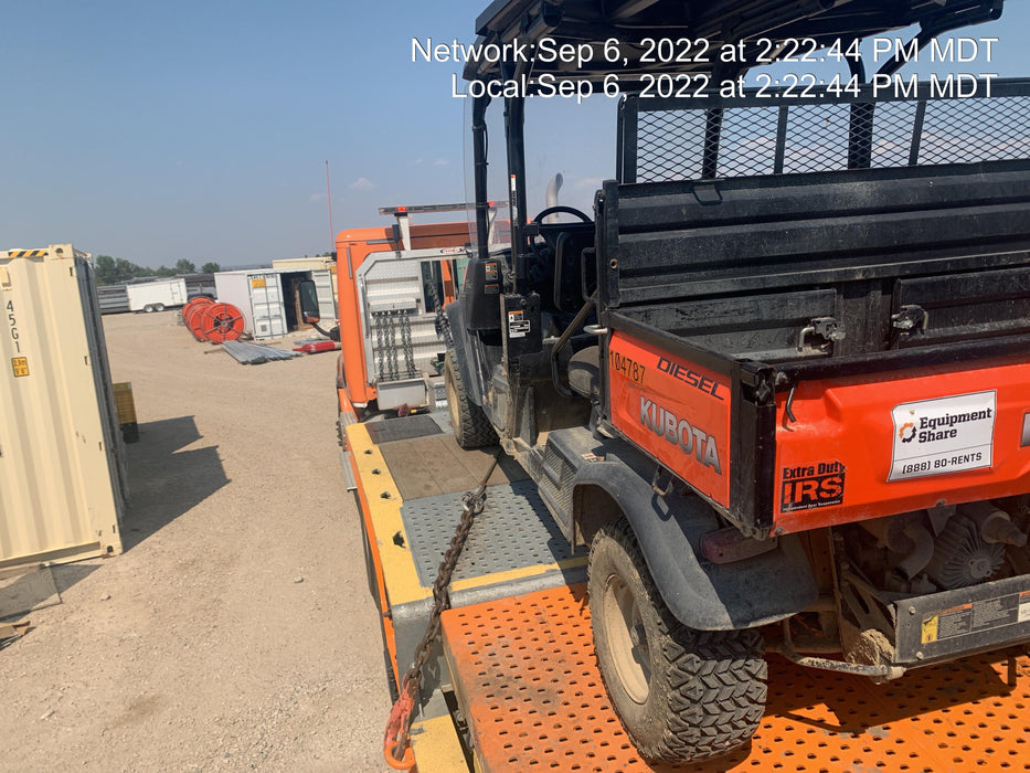 2020 Kubota RTV-X1140W-H 4WD utility cart -LED strobe -Windshield tempered glass -Plastic canopy -Wire harness kit -Backup alarm