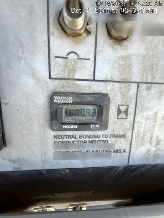 2019 Wacker Neuson LTV6L-MH Wacker Neuson LTV6L Mobile Light Tower w/Fuel Level Sensor Installed