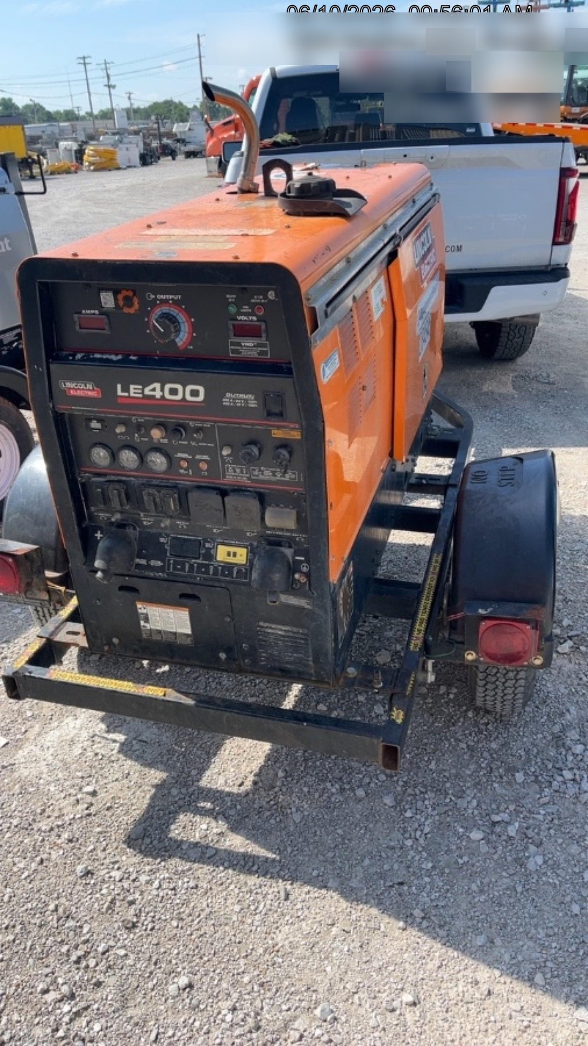 2022 Lincoln Electric LE400 Kubota V1505, Trlr, Cable Rack, Light Kit, ES Decals, T3
