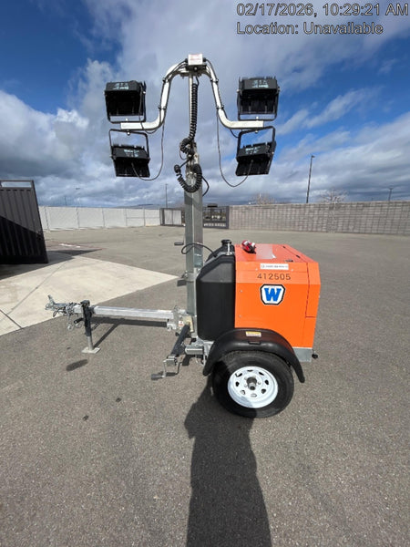 2024 Wanco WLTT-4MM4K Diesel, Deep Sea Controller, Shore Power Plug, Auto Start, (4) 350W LED Floodlights, 4kW Generator, 60 Gal Fuel Tank, 2" Ball, T3