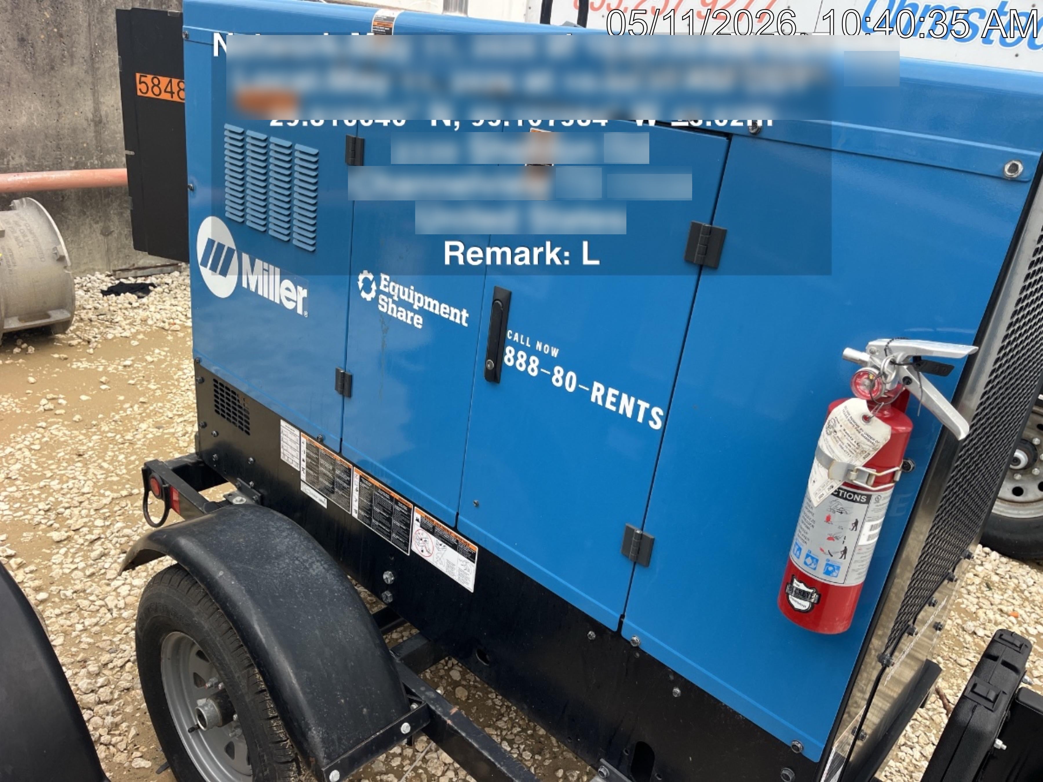 2025 MILLER ELECTRIC BIG BLUE 500