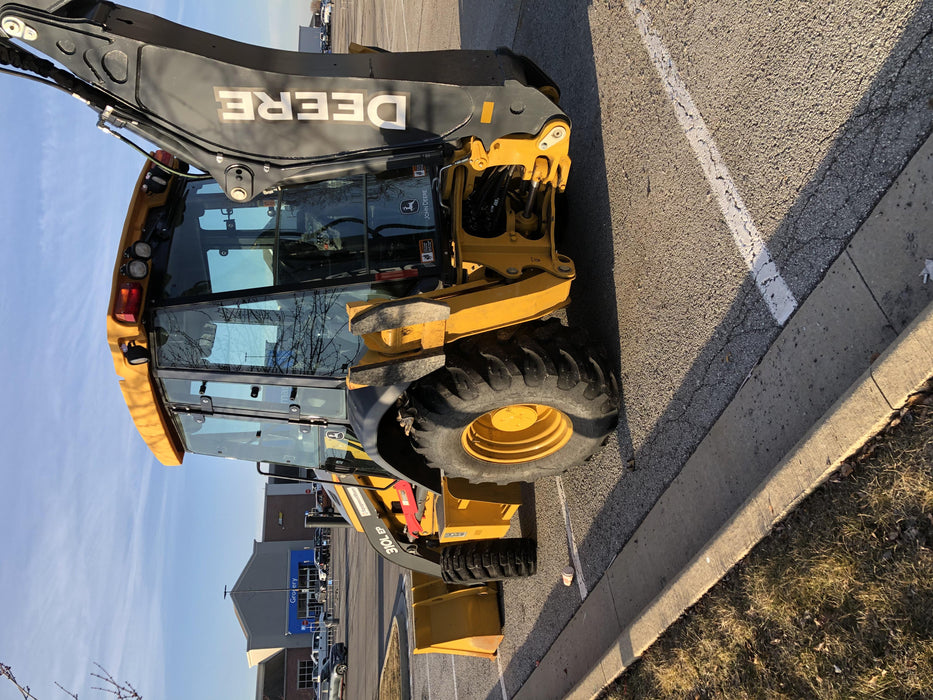 2020 John Deere 310LEP Cab/Heat/Air, 4WD, Standard Stick, Pilot Controls, 2 Way Hydraulics, TAG Manual QC