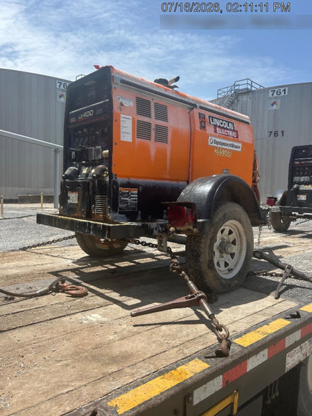 2022 Lincoln Electric LE400 Kubota V1505, Trlr, Cable Rack, Light Kit, ES Decals, T3
