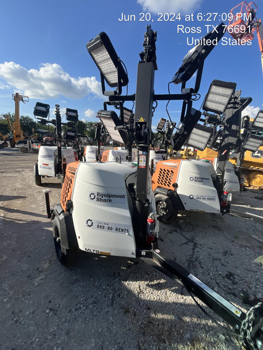 2024 Generac MLT2 Diesel, Flex Switch 120V Input, Powerzone Controller, 
(4) 320W LED Lights, 4kW Generator, 39.9 Gal Fuel Tank, 2" Ball, T3