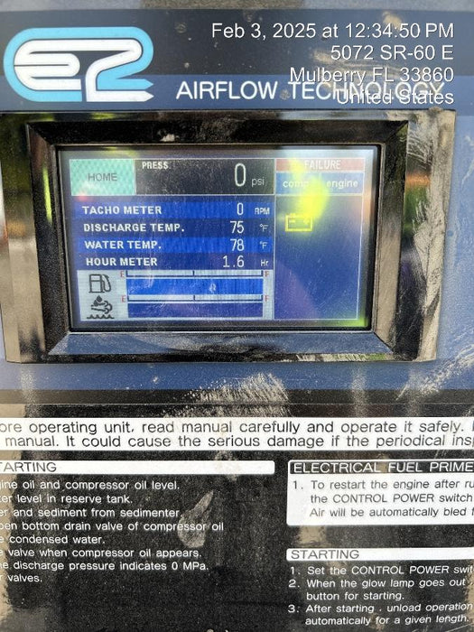 2024 AIRMAN PDSF375DP-6E1