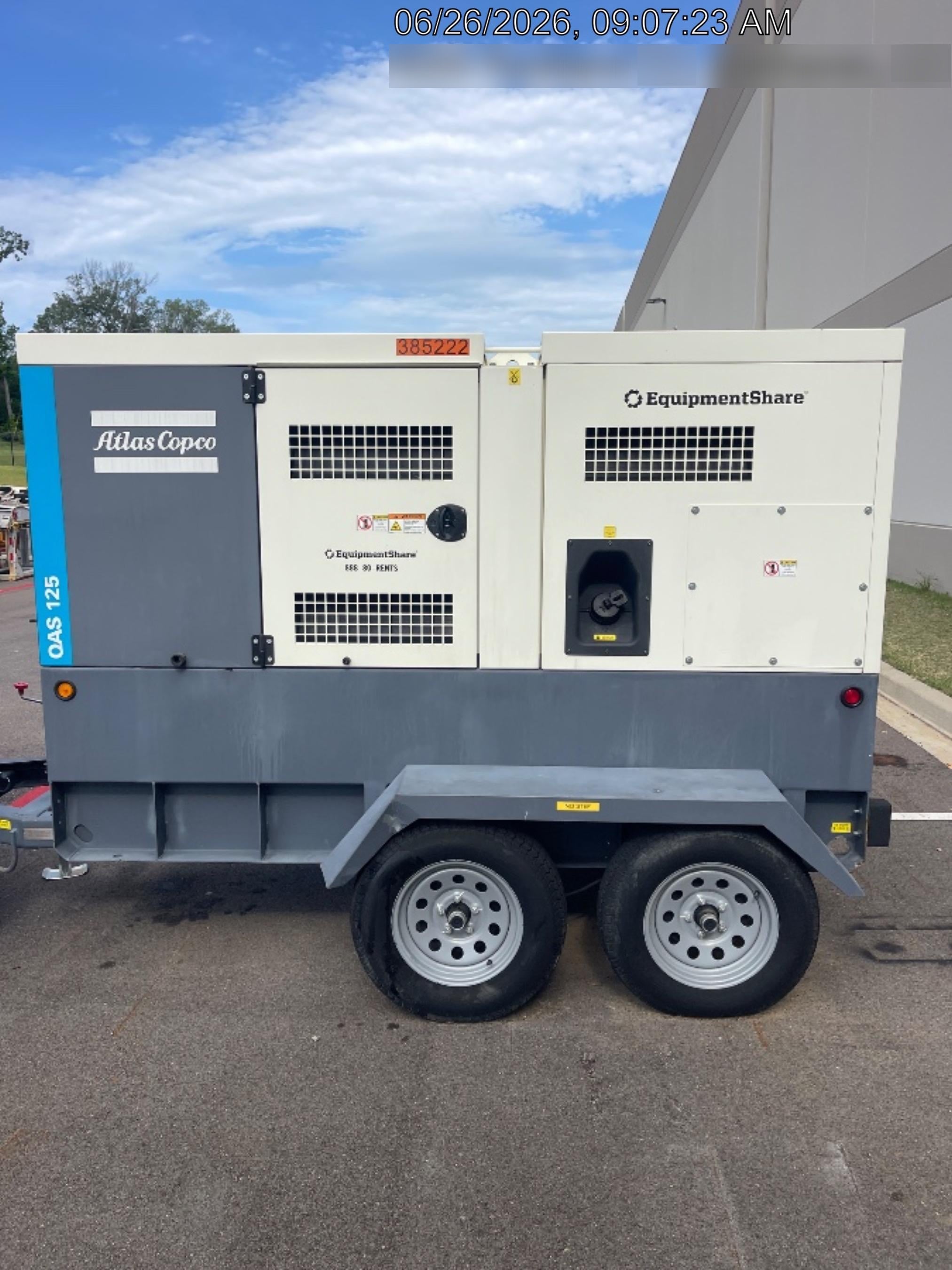 2023 ATLAS COPCO QAS 125