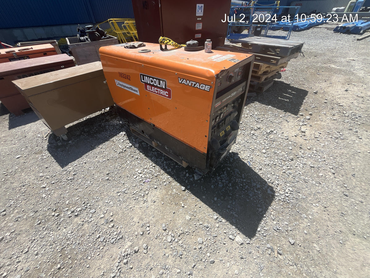 2021 Lincoln Electric Vantage 322 Vantage 322 Ready Pak 3 w/ Decals, ORANGE (includes trailer, cable rack, fender light kit) NO Telematics