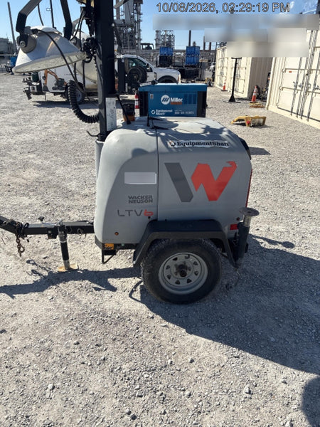 2019 Wacker Neuson LTV6L-MH Wacker Neuson LTV6L Mobile Light Tower w/Fuel Level Sensor Installed