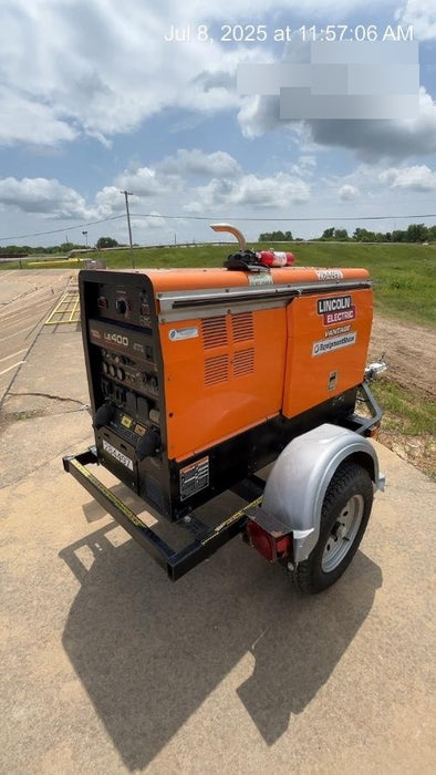 2022 Lincoln Electric LE400 Kubota V1505, Trlr, Cable Rack, Light Kit, ES Decals, T3