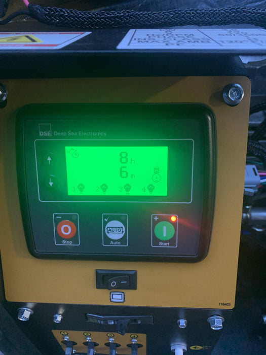 2022 Allmand NLV3GR (4) LED Light Fixture 350W, 23' Vertical Mast, 3kW Prime, Towable, Deep Sea L401, Leveling Jacks, Yanmar T4F 5.8hp