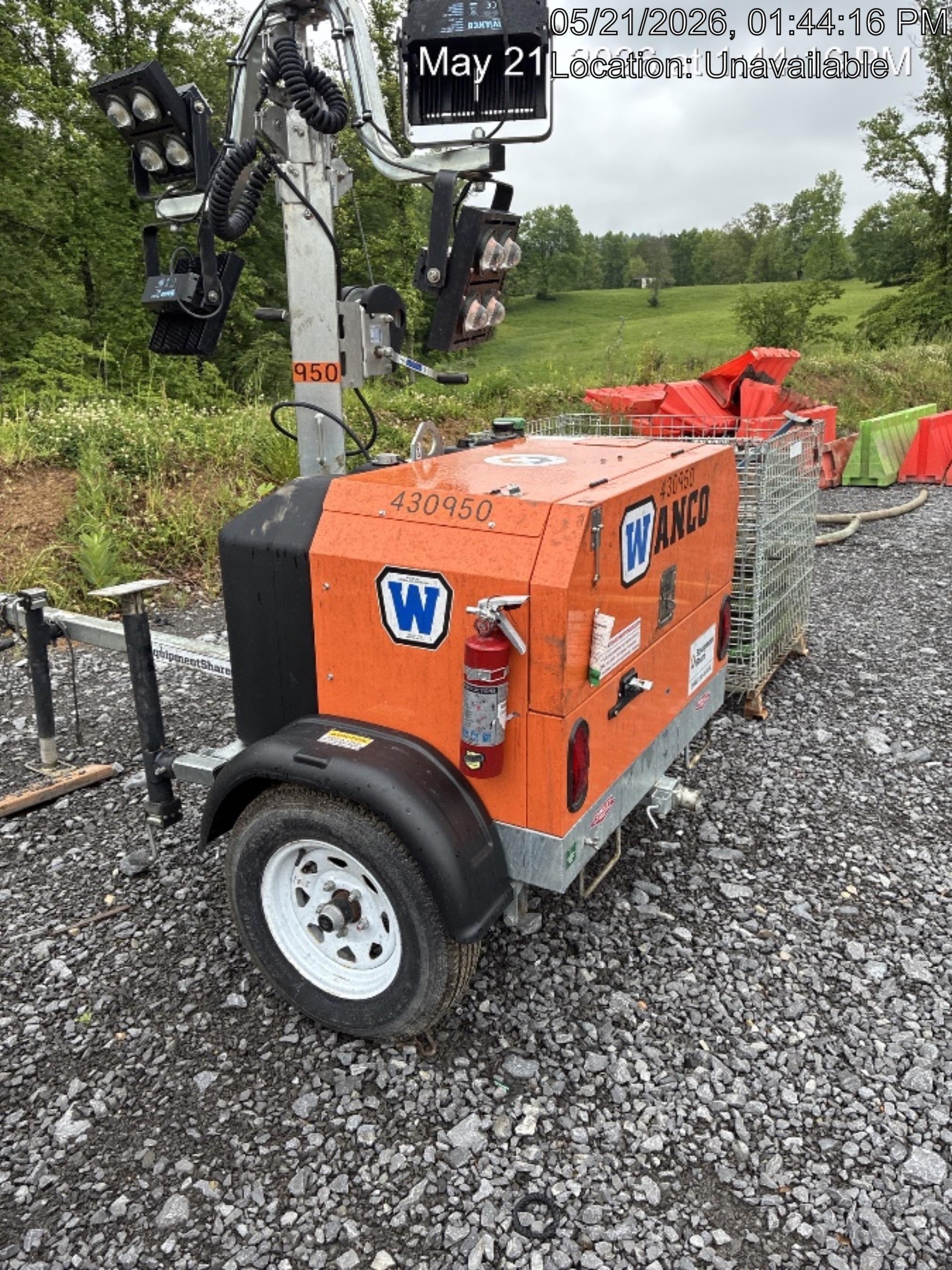 2024 Wanco WLTT-4MM4K Diesel, Deep Sea Controller, Shore Power Plug, Auto Start, (4) 350W LED Floodlights, 4kW Generator, 60 Gal Fuel Tank, 2" Ball, T3