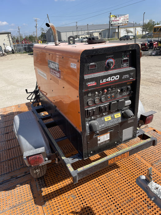 2022 Lincoln Electric LE400 Kubota V1505, Trlr, Cable Rack, Light Kit, ES Decals, T3