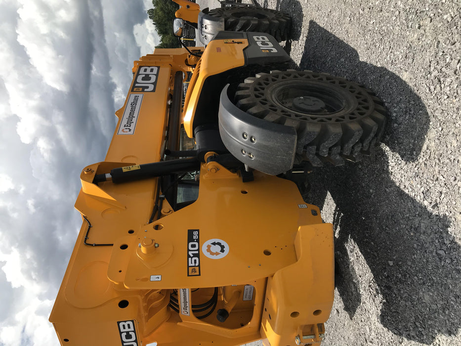 2020 JCB 510-56 Canopy, Solid Tires, Work Lights, Beacon, Aux Hydraulics, Back up Alarm, Lifting Eye, ES Decals