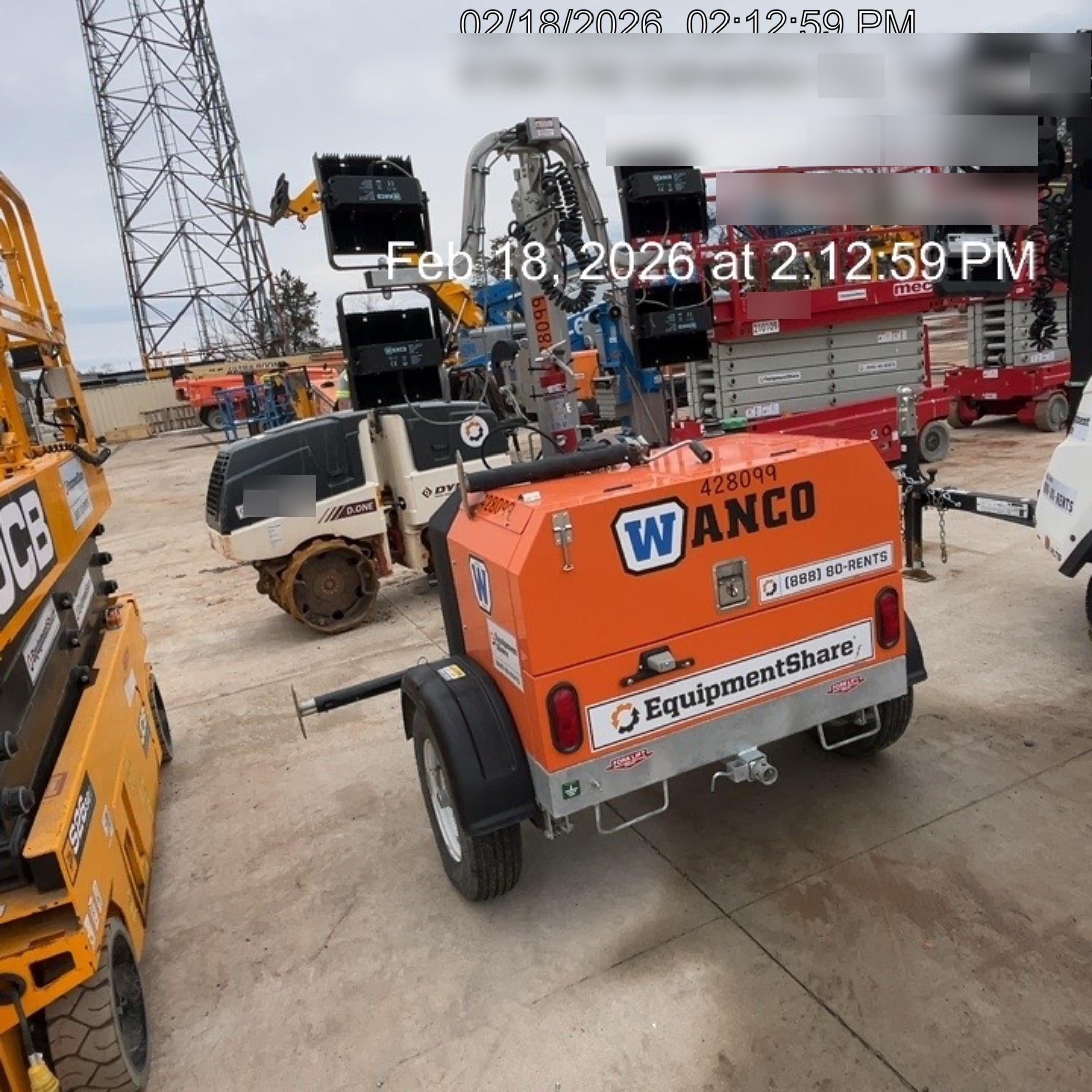 2024 Wanco WLTT-4MM4K Diesel, Deep Sea Controller, Shore Power Plug, Auto Start, (4) 350W LED Floodlights, 4kW Generator, 60 Gal Fuel Tank, 2" Ball, T3