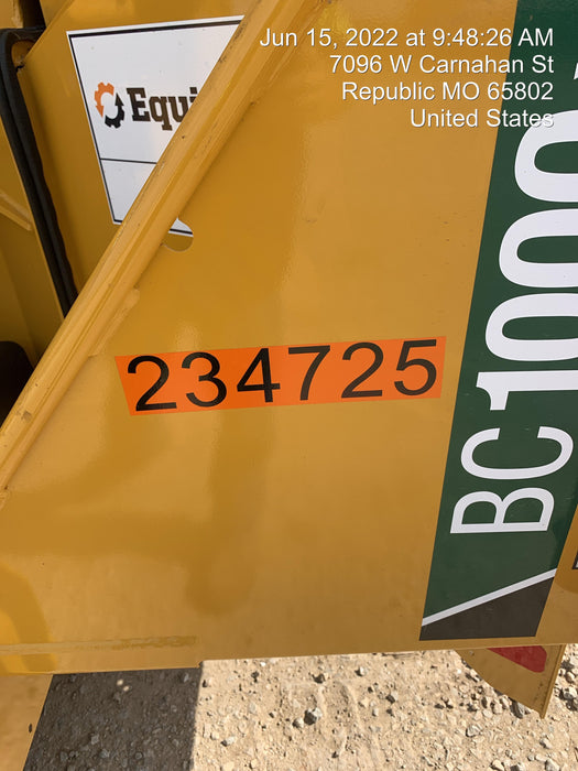 2022 VERMEER BC1000XL Diesel