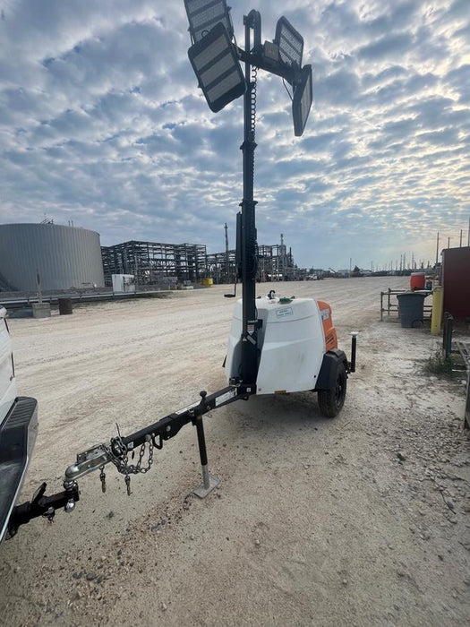 2025 Generac MLT6SMDS Diesel, Mitsubishi / Final Tier 4 Engine, 10.5 HP @ 1800 RPM, (4) 320W G4 LED's, Brushless Excitation, Capacitor Regulated, Vertical Mast, Manual Winch, 5kW Export Power, Power Zone Auto Light Controller