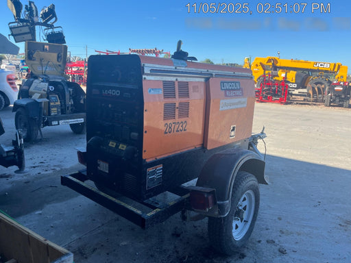 2022 Lincoln Electric LE400 Kubota V1505, Trlr, Cable Rack, Light Kit, ES Decals, T3