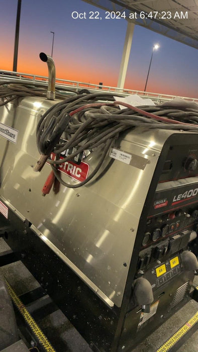 2024 Lincoln Electric LE400 Kubota V1505, Trlr, Cable Rack, Light Kit, ES Decals, T3