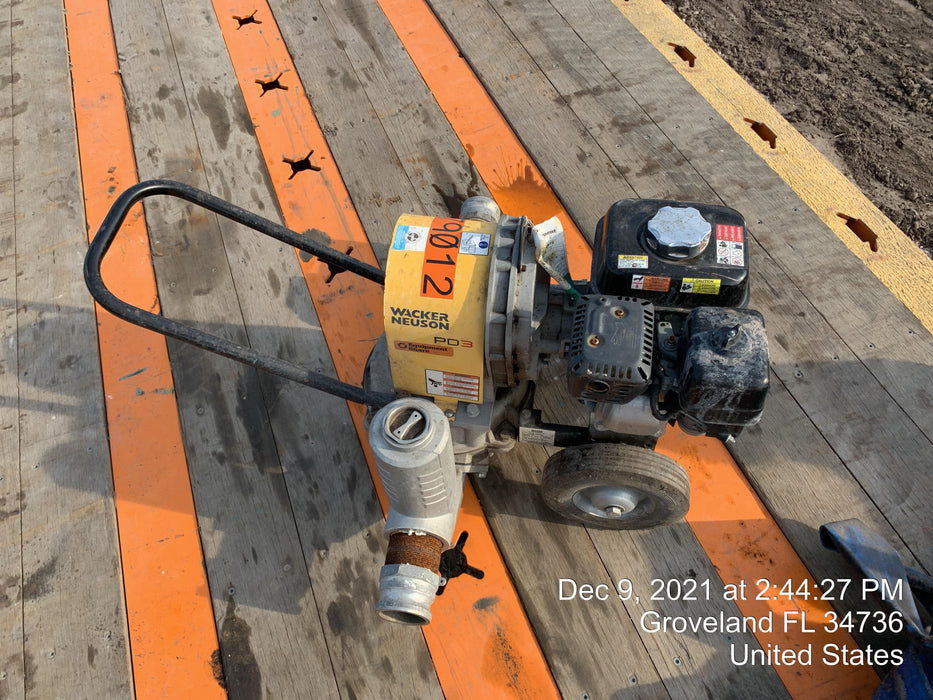 2020 WACKER NEUSON PDT3A