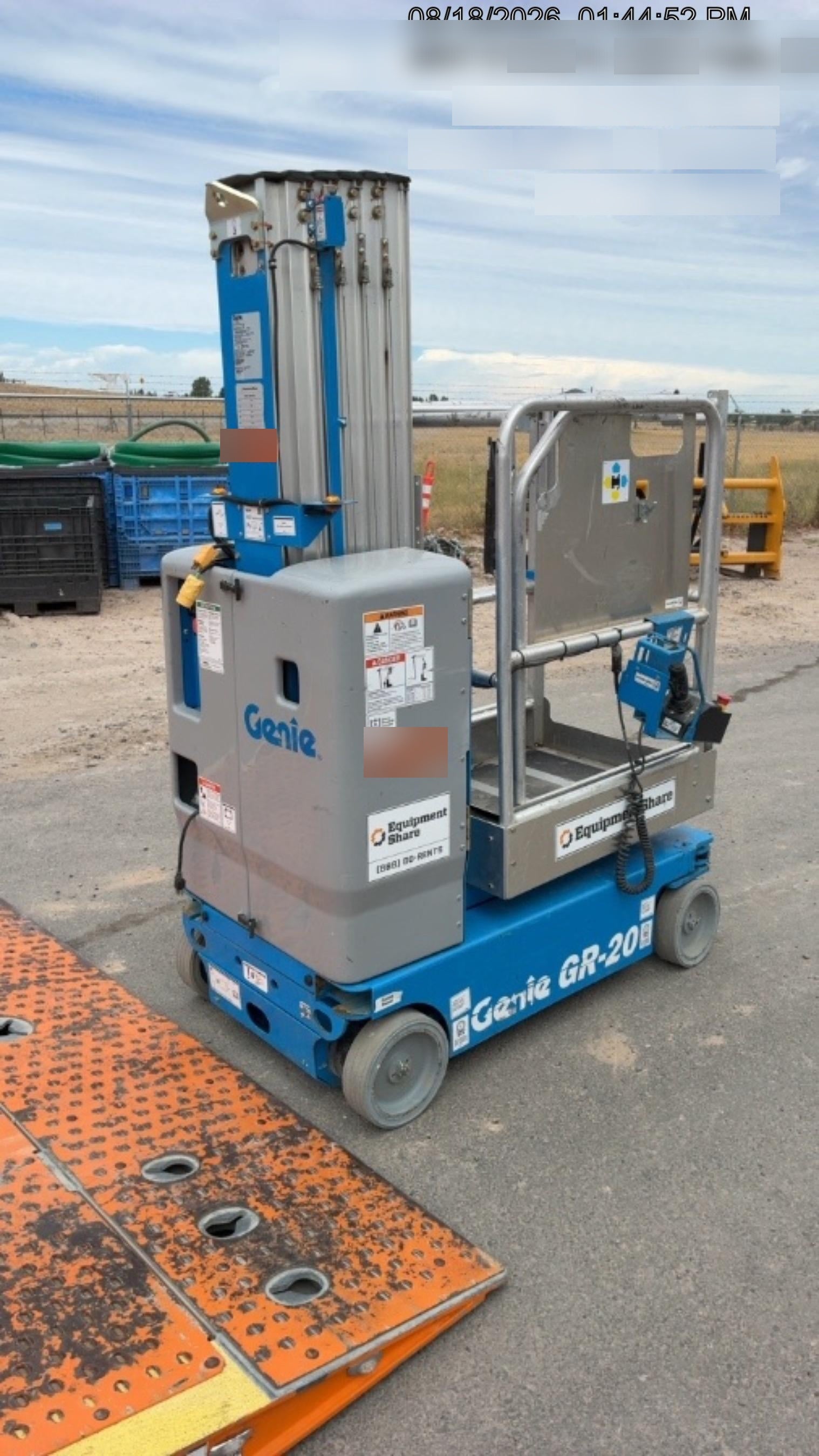 2019 GENIE GR-20