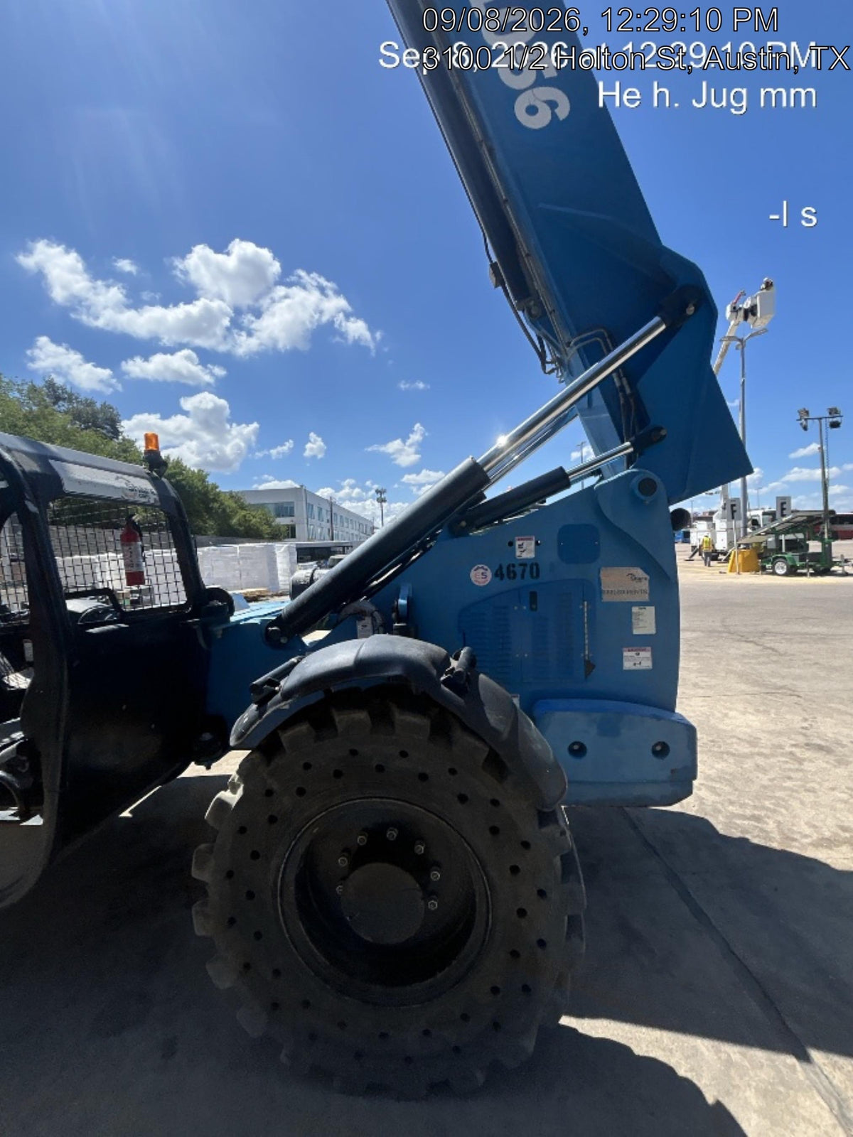 2017 Genie GTH-1056 Genie GTH1056, Solid Tires, 60" carriage, Light Kit, Open ROPS