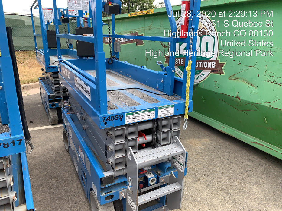 2020 Genie GS-1930 Fixed rails with chain entry gate - Pre A92.20