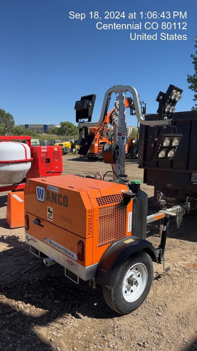 2023 Wanco WLTT-4MM4K Diesel, Deep Sea Controller, Shore Power Plug, Auto Start, (4) 350W LED Floodlights, 4kW Generator, 60 Gal Fuel Tank, 2" Ball, T3