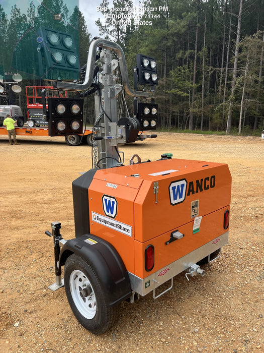 2024 Wanco WLTT-4MM4K Diesel, Deep Sea Controller, Shore Power Plug, Auto Start, (4) 350W LED Floodlights, 4kW Generator, 60 Gal Fuel Tank, 2" Ball, T3