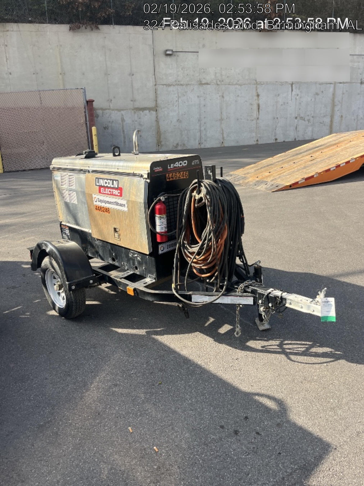 2024 Lincoln Electric LE400 Kubota V1505, Trlr, Cable Rack, Light Kit, ES Decals, T3