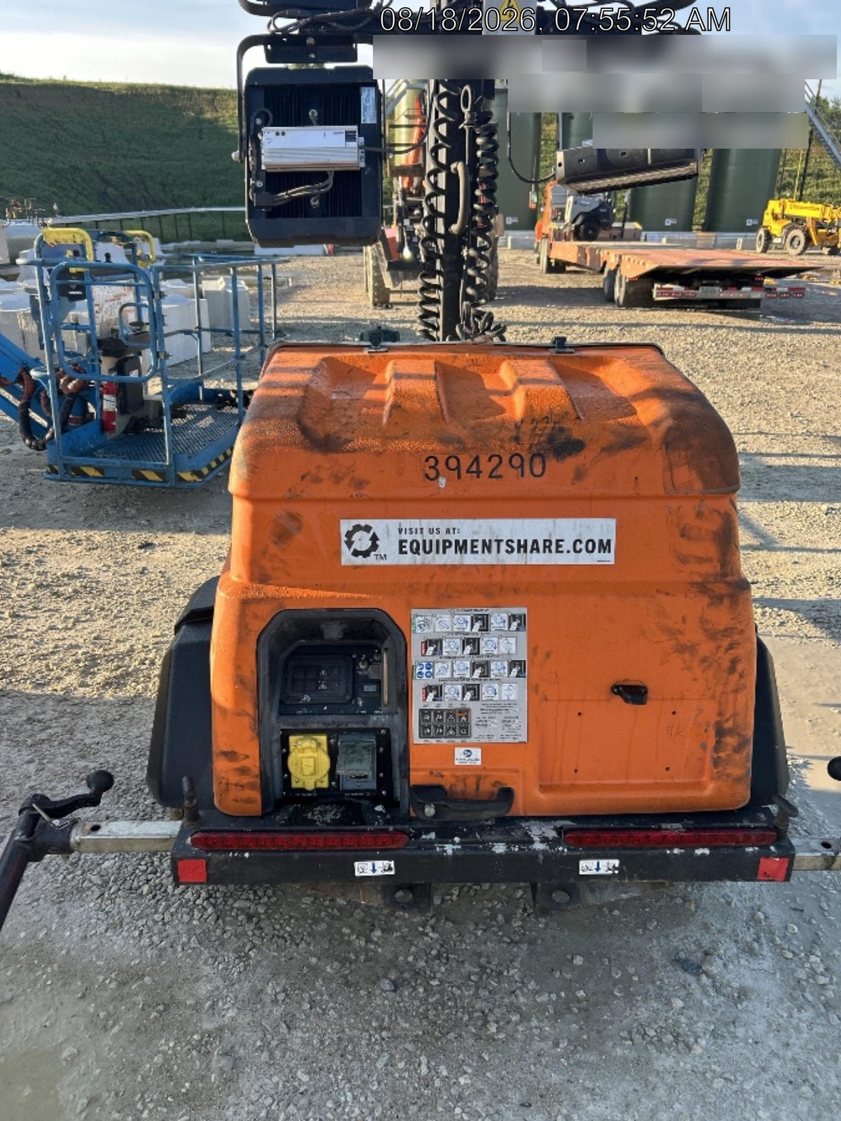 2024 Generac MLT2 Diesel, Flex Switch 120V Input, Powerzone Controller, 
(4) 320W LED Lights, 4kW Generator, 39.9 Gal Fuel Tank, 2" Ball, T3