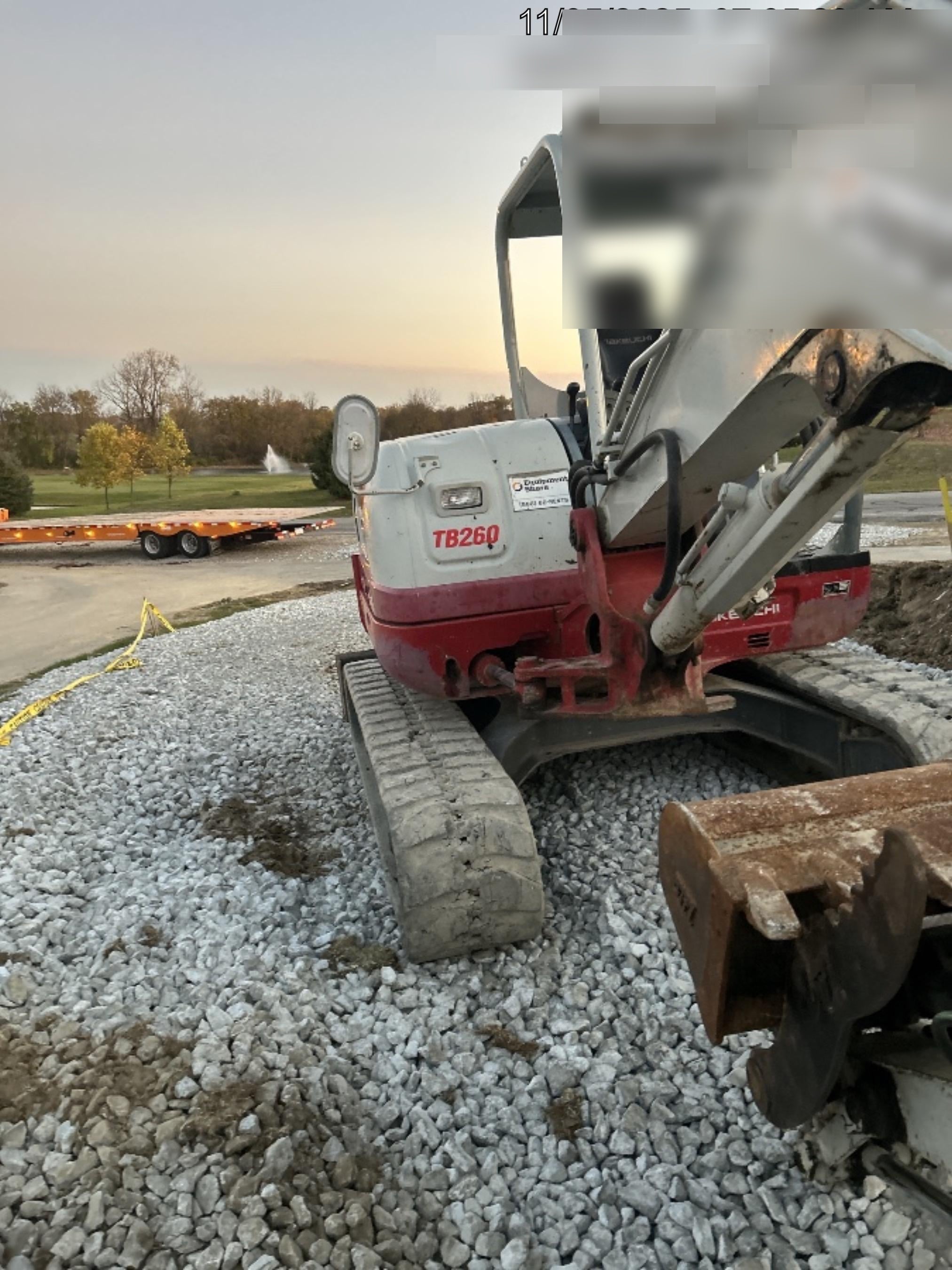 2019 Takeuchi TB260 Takeuchi TB260 Canopy w/Rubber Tracks, Auxiliary Hydraulics, Standard Blade, Manual QC