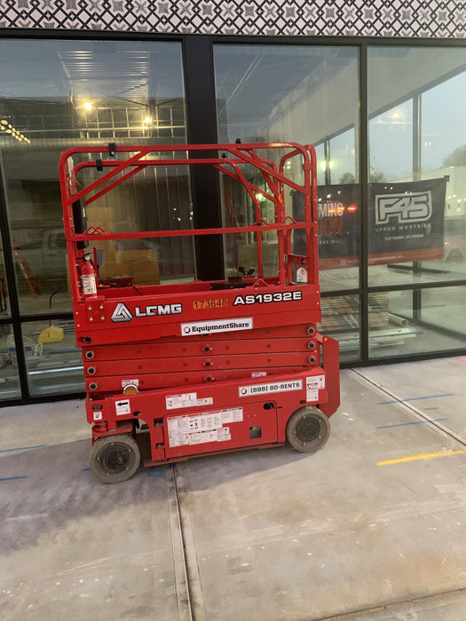 2021 Lgmg AS1932E Electric Drive, Solid Non Marking Tires, Dual Beacons