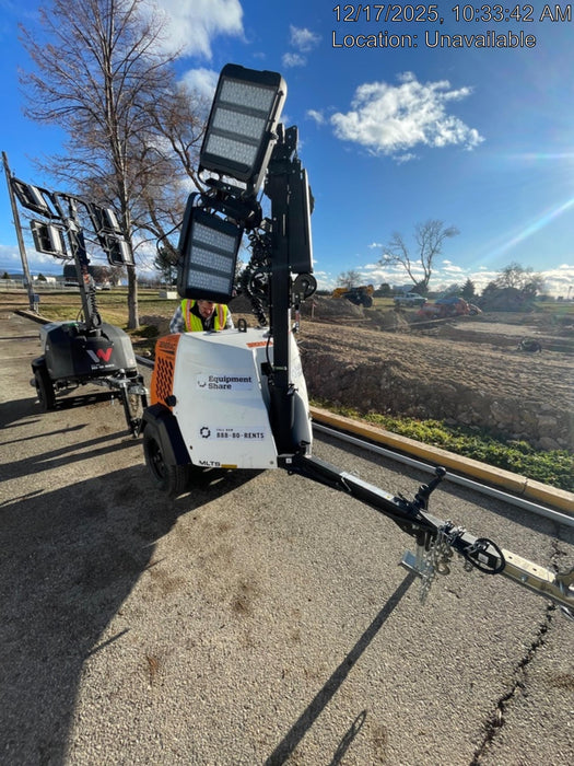 2024 Generac MLT2 Diesel, Flex Switch 120V Input, Powerzone Controller, 
(4) 320W LED Lights, 4kW Generator, 39.9 Gal Fuel Tank, 2" Ball, T3