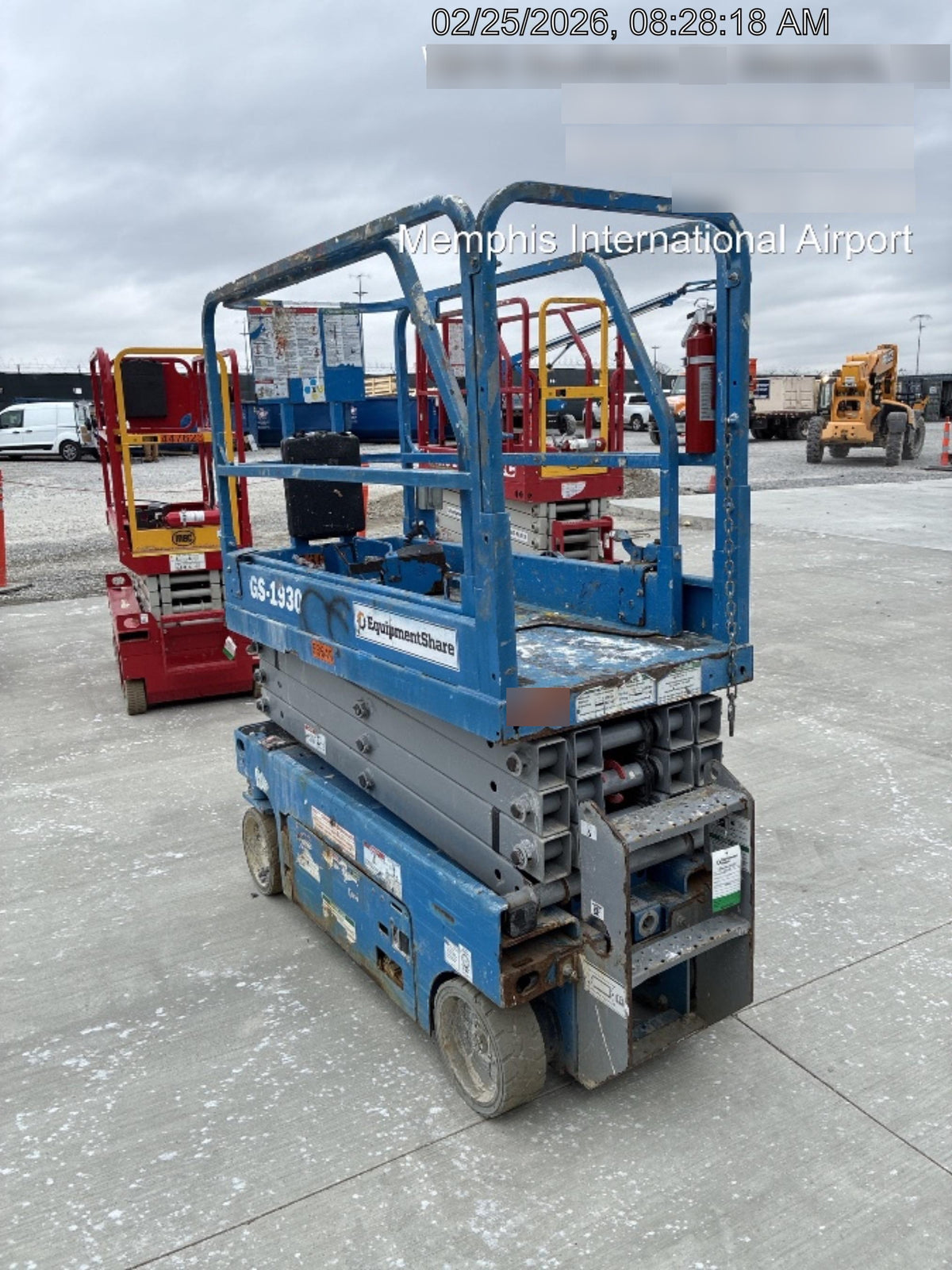 2019 Genie GS-1930 Fixed Rails with Chain Entry